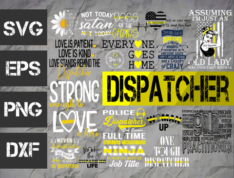 39 bundle Dispatcher vector random new svg eps dxf png file