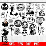 1500+ Nightmare Before Christmas SVG svg eps dxf png file