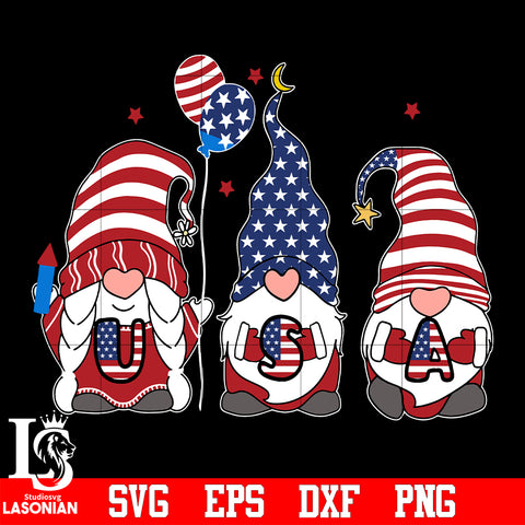 3 gromes Independence Day svg eps dxf png file