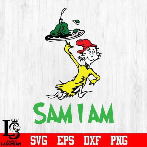 46. Sam i am Svg Dxf Eps Png file