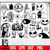 1500+ Nightmare Before Christmas SVG svg eps dxf png file