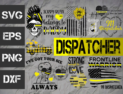 4 bundle Dispatcher vector random new svg eps dxf png file