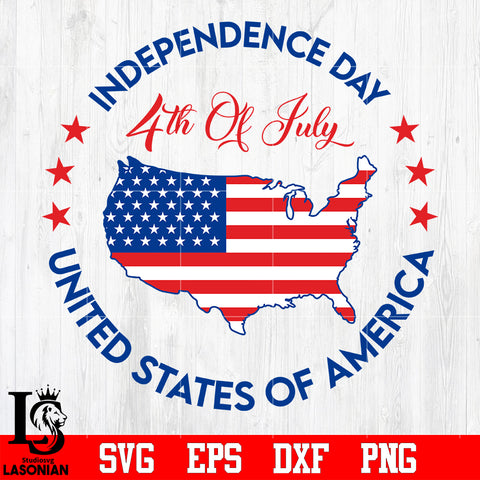 4th of july united states of america Independence Day svg eps dxf png file