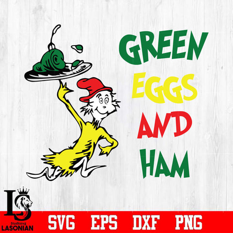 55. Green eggs and ham Svg Dxf Eps Png file