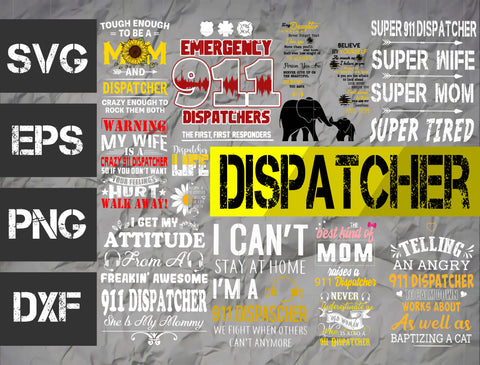 5 bundle Dispatcher vector random new svg eps dxf png file