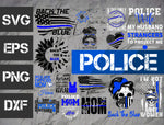 5 bundle Police vector random new svg eps dxf png file