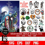 1500+ Nightmare Before Christmas SVG svg eps dxf png file
