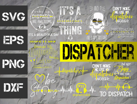 8 bundle Dispatcher vector random new svg eps dxf png file