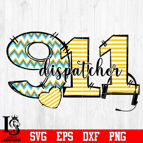 911 dispatcher Svg Dxf Eps Png file