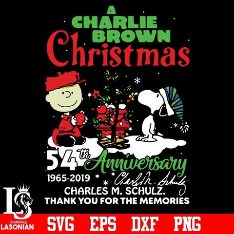 A charlie brown christmas anniversary svg, christmas svg, png, dxf, eps digital file