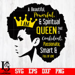 Afro Woman SVG,black queen Svg, Black Womann Svg, Black is Beautiful, African American woman svg