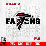 Alanta Falcons Fan Svg Dxf Eps Png file