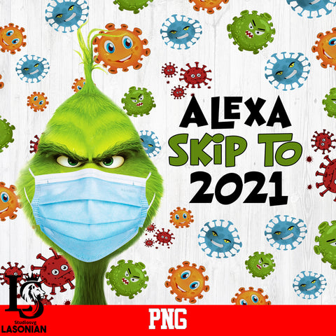 Alexa SKip To 2021 PNG file