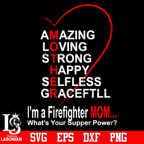 Amazing loving strong happy selfless graceftll Svg Dxf Eps Png file
