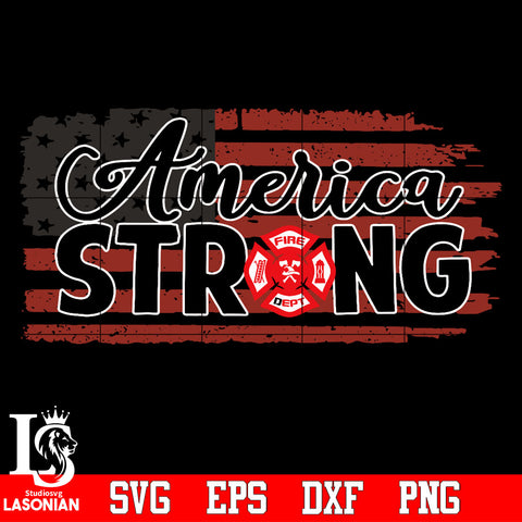 America strong Svg Dxf Eps Png file