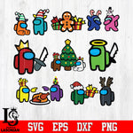 Among Us Christmas Party, Among Us Shirt, Cute Among Us Svg Dxf Eps Png file
