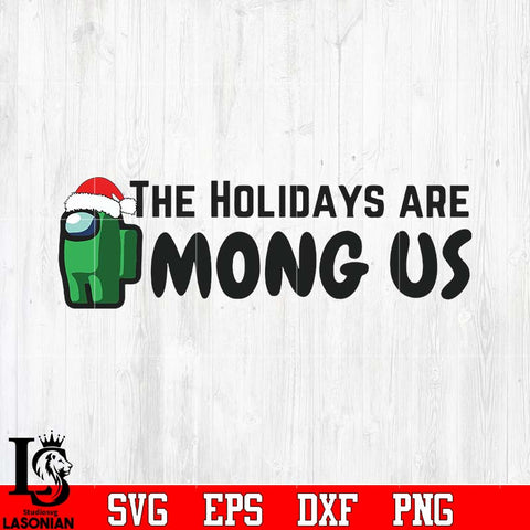 Among Us Christmas svg eps dxf png file
