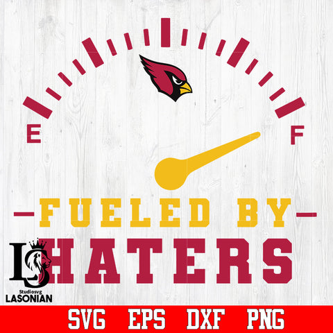 Arizona Cardinals Fueled by Haters svg,eps,dxf,png file