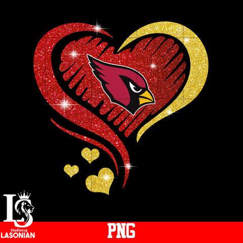 Arizona Cardinals heart PNG file