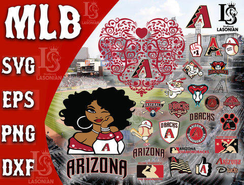 Arizona Diamondbacks SVG Files, Cricut, Silhouette Studio, Digital Cut Files, New Jersey