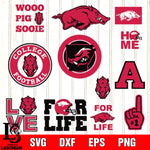 Bundle Logo Arkansas Razorbacks 2 svg eps dxf png file