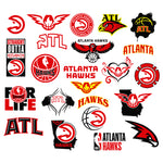 Atlanta Hawks, NBA Atlanta Hawks SVG, SVG Files,SVG for cut, Digital Cut Files, NBA SVG