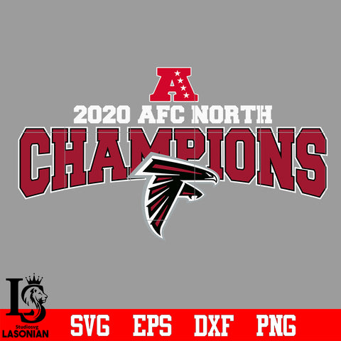 Atlanta Falcons 2020 AFC North Champions Svg Dxf Eps Png file