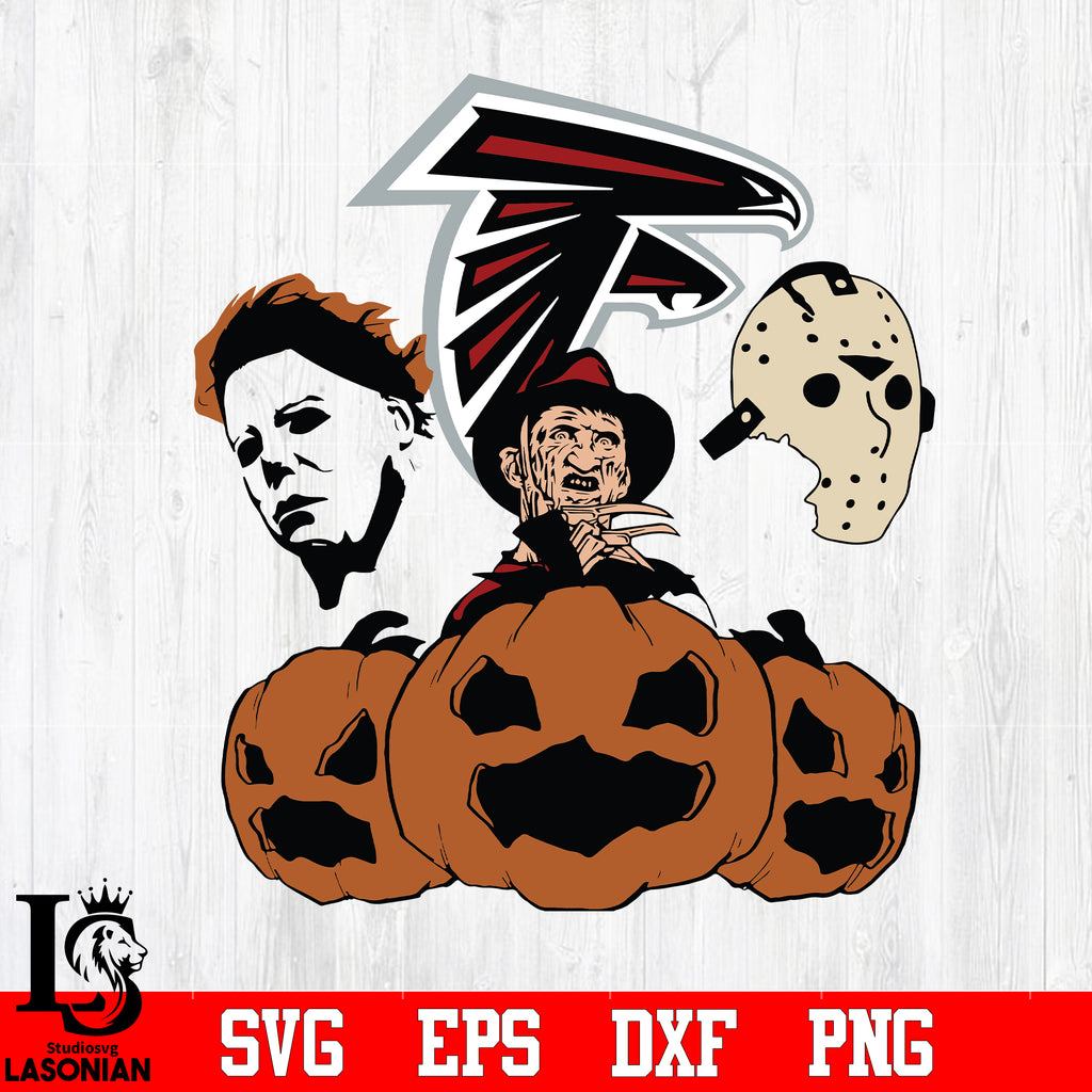 Atlanta Falcons,_Jason_Scary,_Horror_Movie,Horror_film,_Halloween svg ...