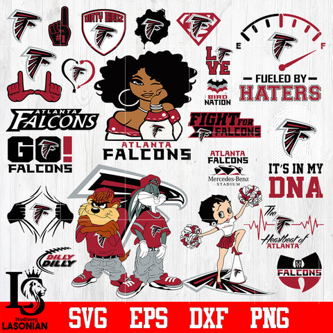 Atlanta Falcons Bundle 40, bundle Nfl, Bundle sport Digital Cut Files Svg Dxf Eps Png file