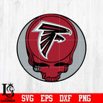 Atlanta Falcons Skull Ball Svg Dxf Eps Png file Svg Dxf Eps Png file