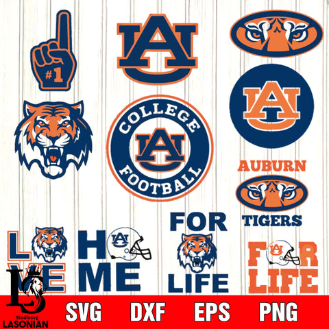 Bundle Logo Aubrun tigers svg eps dxf png file