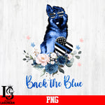 BAck The Blue Dog PNG file