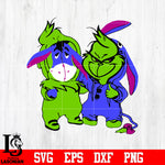 Baby Grinch And Baby Eeyore svg eps dxf png file
