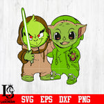 Baby Grinch And Baby Yoda Cosplay svg eps dxf png file