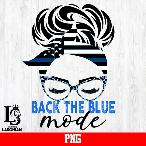 Back The Blue Mode PNG file