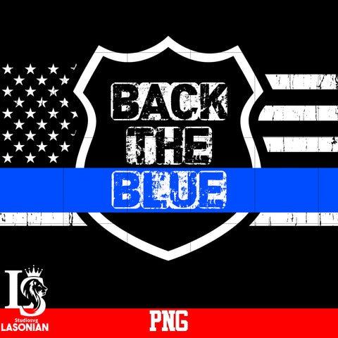 Back The Blue PNG file