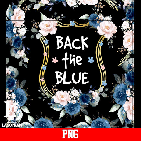Back The Blue,Rose Police PNG file