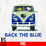 Back The Blue, Snoopy PNG file