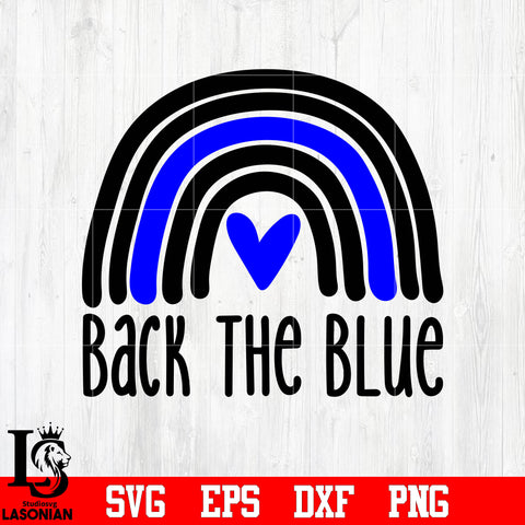 Back the blue svg eps dxf png file