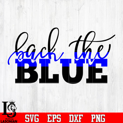 Back the blue thin line svg eps dxf png file