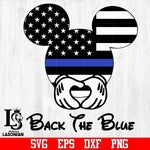 Back the blue mickey svg,eps,dxf,png file