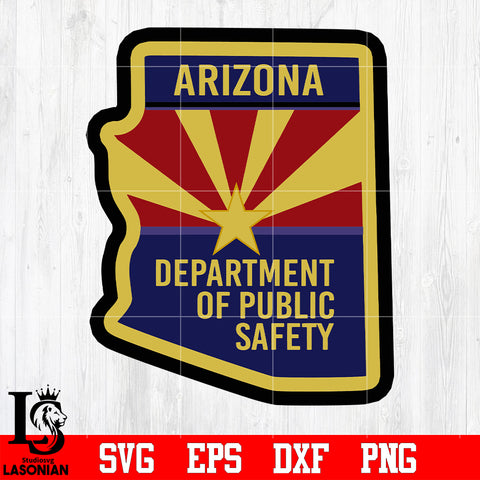 Badge Arizona Department of public svg eps dxf png file