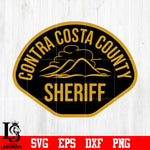 Badge Contra Costa County Sheriff svg eps dxf png file