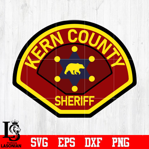 Badge Kern County Sheriff svg eps dxf png file