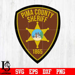 Badge Pima County Sheriff 1865 svg eps dxf png file