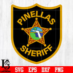 Badge Pinellas Sheriff svg eps dxf png file