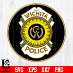 Badge Police Wichita svg eps dxf png file