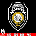 Badge Police city of greensboro svg eps png dxf file