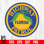 Badge Police highway patrol svg eps dxf png file