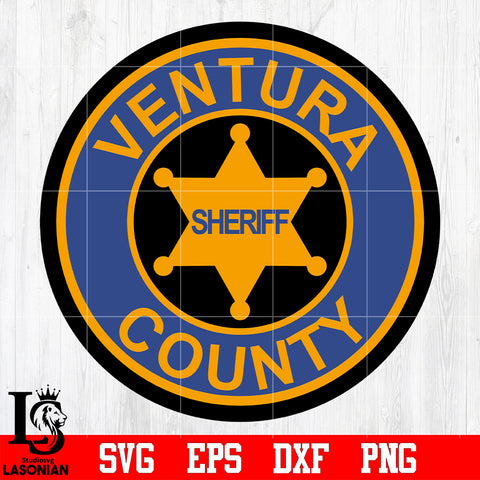 Badge Venture Sheriff County Police svg eps dxf png file